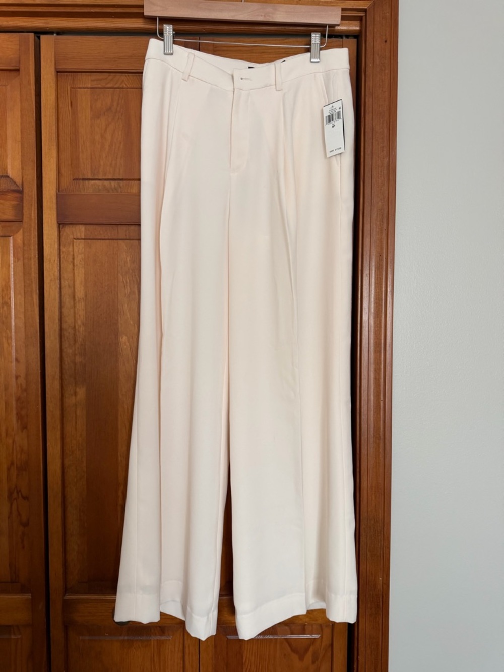 NWT - Lauren Ralph Lauren - Cream Wide-Leg Dress Pants